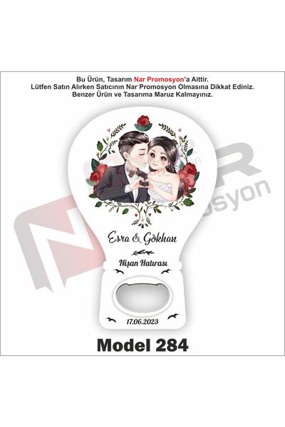 Nar Promosyon 35 Adet Balon Magnet Açacak - Sünnet, Nişan, Söz, Düğün Hediyel...