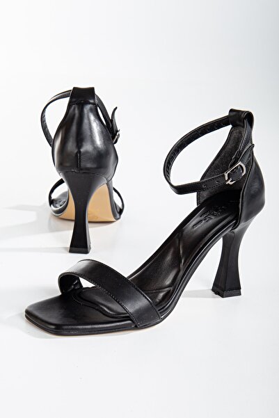 wolfcity  Tek Bant Topuklu Ortopedik Abiye Ayakkabı