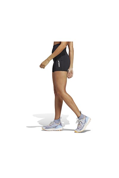 adidas Pantaloni scurți negri pentru alergare pentru femei W Mt Shorts - Hz1378