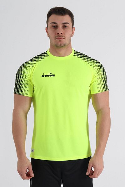 Diadora Νέον κίτρινο μπλουζάκι προπόνησης ρυθμού