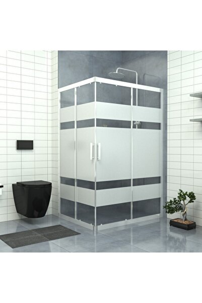 TEKNO DUŞ DUŞAKABİN TEKNE VE KÜVET SİSTEMLERİ SİLVER RİGEL 6mm Kumlamalı Cam ...