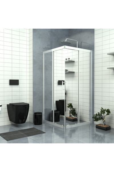 TEKNO DUŞ DUŞAKABİN TEKNE VE KÜVET SİSTEMLERİ SİLVER VEGA 6mm Reflekte Cam Ka...
