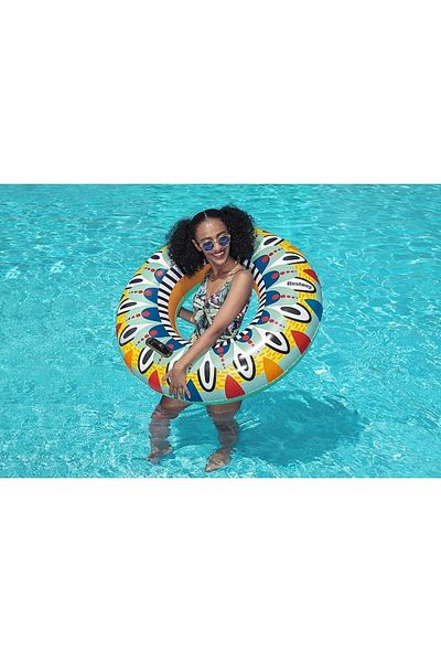 BESTWAY TRUST TOY Bestway Festival Patterned Bagel 107.CM
