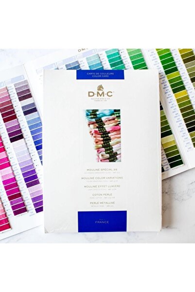 BALIM ÖRGÜ EVİ Карта живих кольорів - Нитки для вишивки Dmc