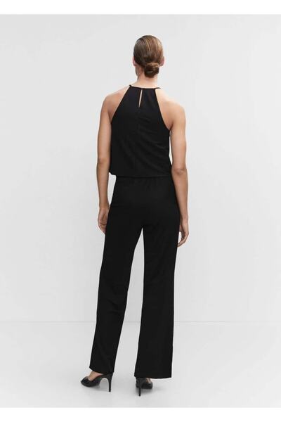 MANGO Woman Yırtmaç Detaylı Düz Kesim Pantolon