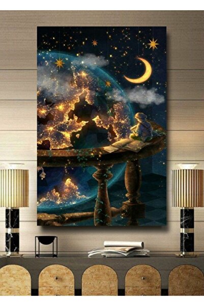 Genel Markalar 3 Boyutlu Tropikal Doğa Manzara Temalı Kanvas Tablo