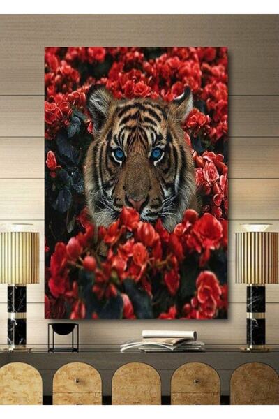 ALAMODECOR Tablou pe pânză cu tematică peisaj natural tropical 3D