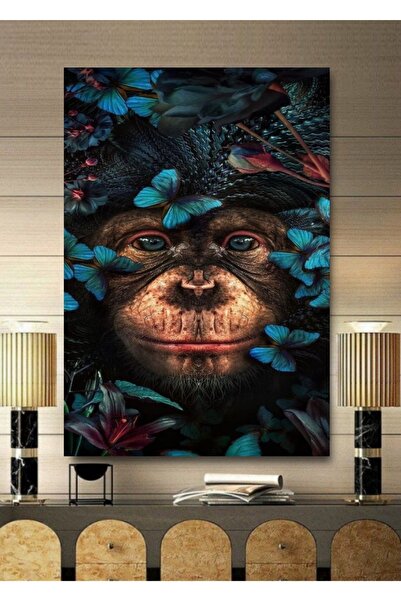 ALAMODECOR Τρισδιάστατη ζωγραφική σε καμβά με θέμα το τροπικό τοπίο