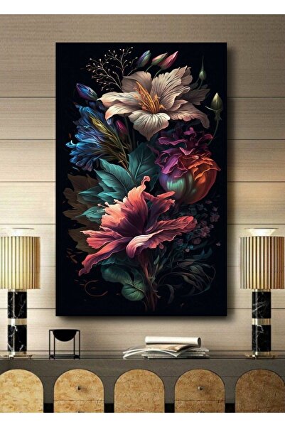 ALAMODECOR Tablou pe pânză cu tematică peisaj natural tropical 3D