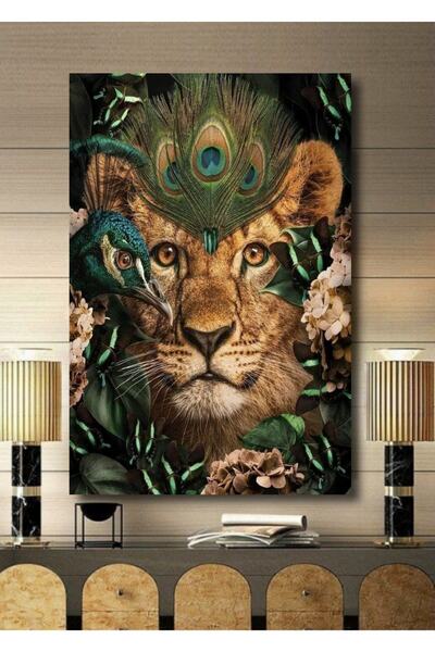 ALAMODECOR Tablou pe pânză cu tematică peisaj natural tropical 3D