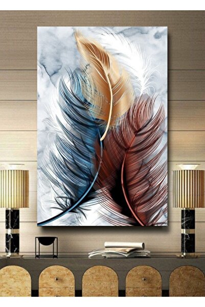 ALAMODECOR Τρισδιάστατη ζωγραφική σε καμβά με θέμα το τροπικό τοπίο