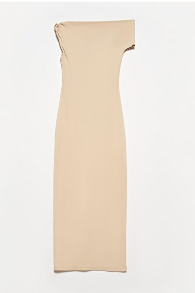 Dilvin Kadın Pamuklu Midi Elbise 90434