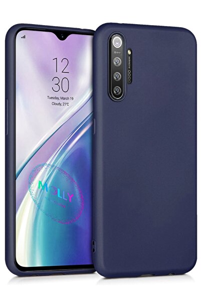 Molly Technology Realme XT İçin Lacivert Mat Silikon Kılıf