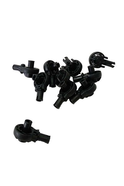 LEGO Accessory Custom Moc Technic Joint Ball Loop Dark Gray Joint Joint Brick 4 Pieces to Send