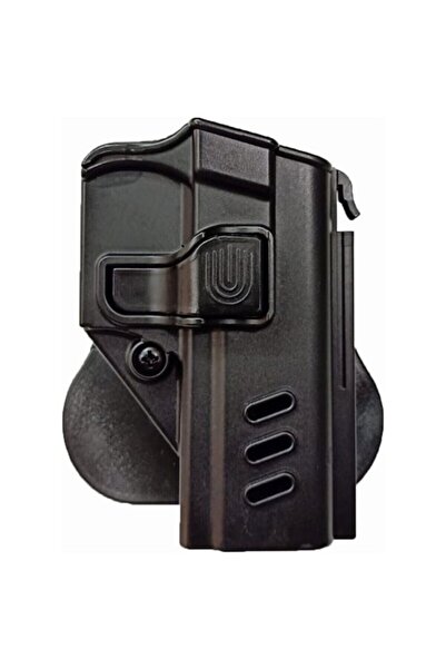 Akıncı Askeri Malzeme Bg Sar 9 & Sar 9 Mete Kilitli Taktik Tabanca Kılıfı Siyah Renk