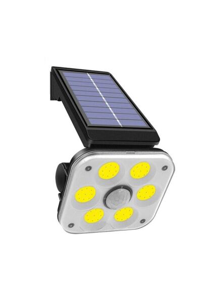 nelerbulurum 3 Farklı Işık Modu Solar Panelli 54 COB LEDLİ SENSÖRLÜ SOLAR AYDINLATMA