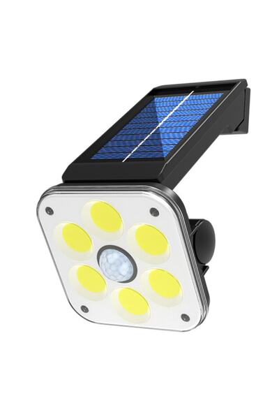 nelerbulurum 3 Farklı Işık Modu Solar Panelli 54 COB LEDLİ SENSÖRLÜ SOLAR AYDINLATMA