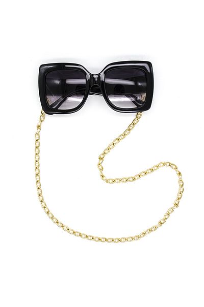 çınar bahçesi New fashion pearl sunglasses chain - neck strap rope metal chain necklace