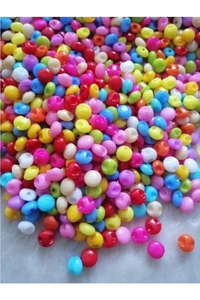 OzanTuhafiye Plastic Colored BONİBON Buttons 50 Pieces 9 mm
