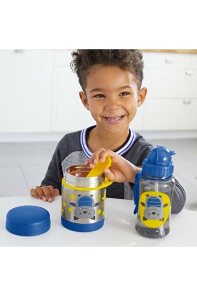 Skip Hop Zoo Paslanmaz Çelik Termos Yarasa 325ml Mavi