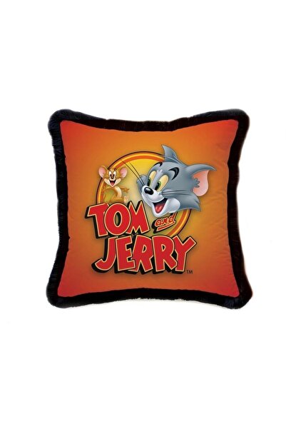 Adawall Home Orange Tom And Jerry Dekoratif Kırlent
