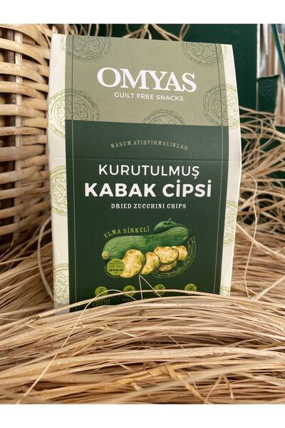 ORGANİKANNELER OMYAS ELMA SİRKELİ KURUTULMUŞ KABAK CİPS 35GR