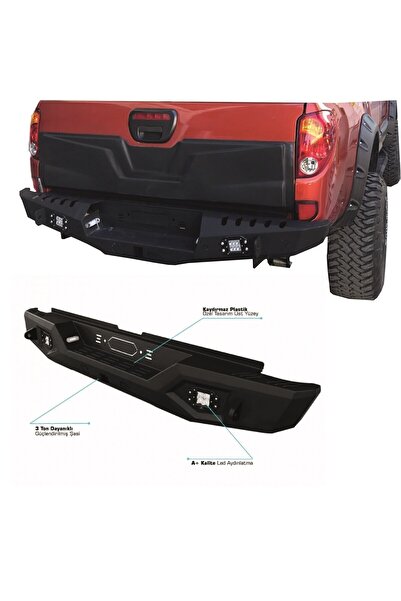 NS Nilser Auto Parts Mitsubishi L200 Arka Tampon Komple Ledli Off Road Tip 20...