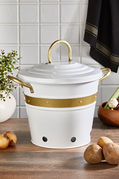 The Mia Galvin Patates Soğan Kovası Beyaz Gln0044