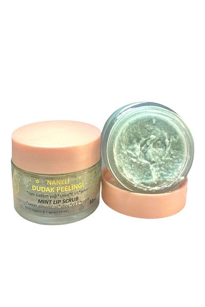 MHYSSA naturals Purifying & Plumping Mint Lip Peeling/ Exfoliator & Volumizer Mint Lip Scrub (50ML)