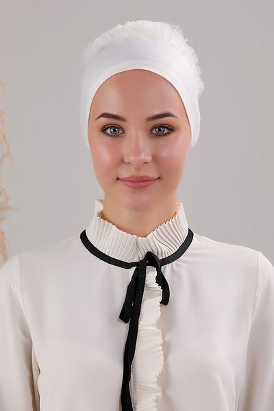 Melodi Scarf إكرو حجاب كشكش بونيه