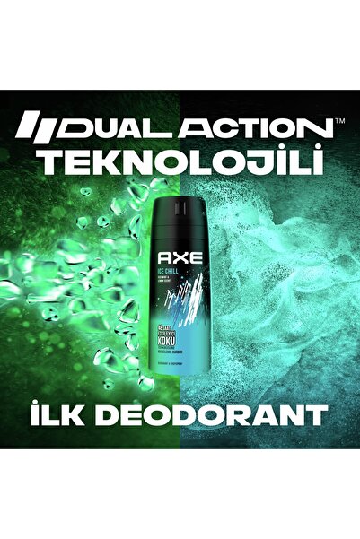 Axe Erkek Deodorant Sprey Ice Chill 150 Ml 4 Adet