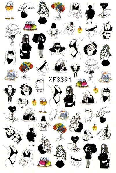 Nail Republic Sticker XF3391