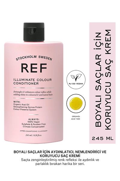 REF STOCKHOLM Illuminate Color Conditioner 245 Ml Brightening, Moisturizing and Protective Care for Dyed Hair