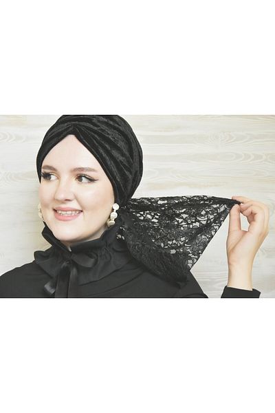 ARTİZİA Lace Detailed Unfilled Hijab Bonnet