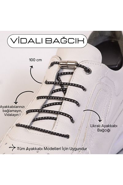 Mag Shoes Care 100cm Smart Screw Shoelaces