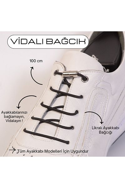 Mag Shoes Care 100cm Smart Screw Shoelaces