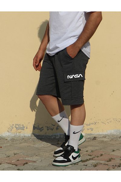 mw memowear Unisex NASA Printed Bellows Commando Pocket Basic S-hort