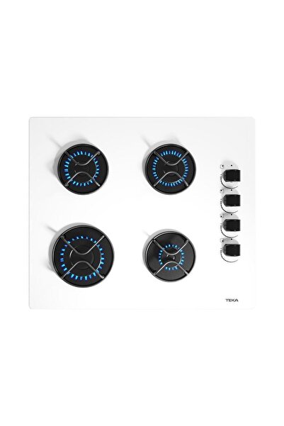 Teka Ankastre Beyaz Set; HAK 625 WH Ankastre Fırın, GBE 64002 KBC WH Ankastre Ocak, ATV 60 Davlumbaz