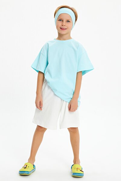 Babygiz Мъжки къси панталони от 100% памук, пениран памук, тениска, бандана, ...