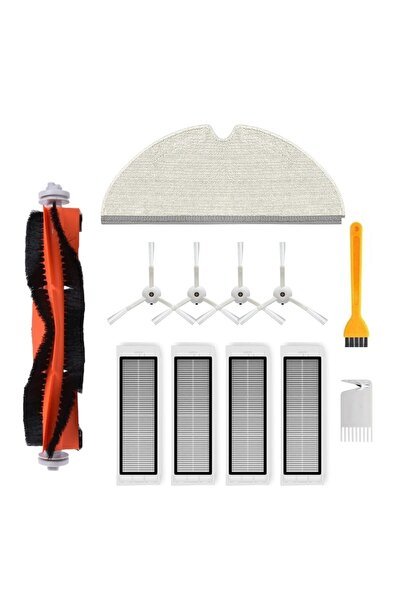 robotyedek Set de mop cu filtru de perie de schimb de 12 bucăți pentru Roboro...