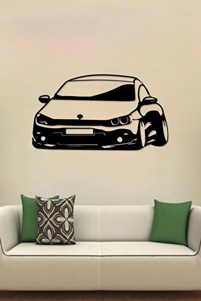 STİCKERCI BEY Scirocco Araba Sticker 60 Cm Yapıştırma Folyo Kesim (SUDAN VE N...