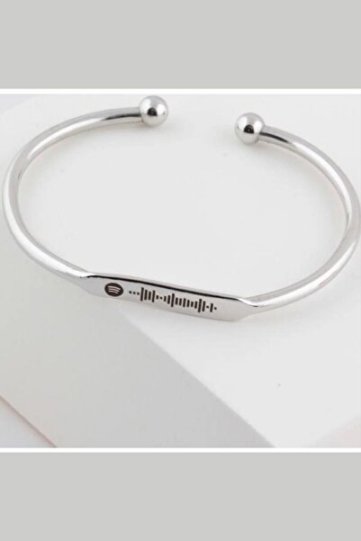 Ensa Design Kişiye Özel Kelepçe Bileklik Spotify Kodlu