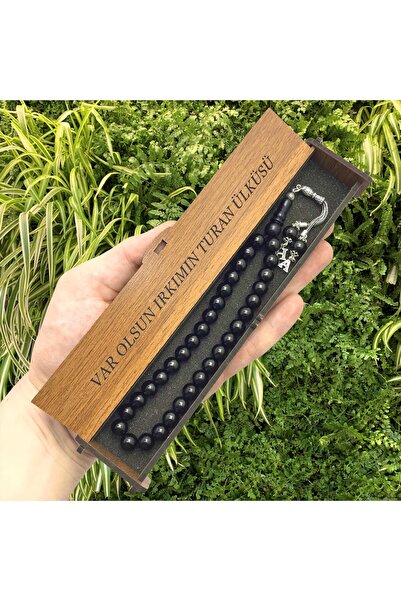 KANUNİ TESBİH Ασημένιο σχέδιο Σφαίρα κομμένο με λεπτομέρεια γράμματος Ροζάριο