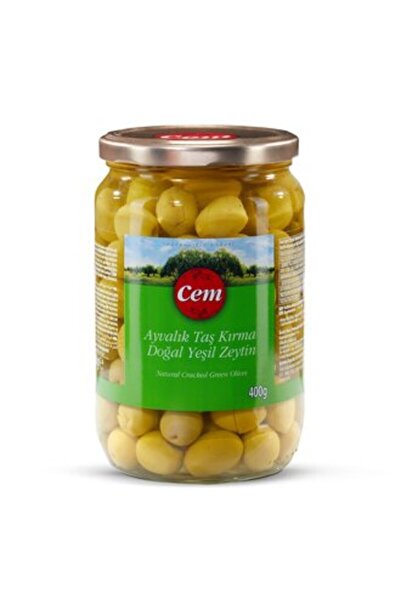 Cem Ayvalık Taş Kırma Zeytin 400G 291-350 Ad/kg