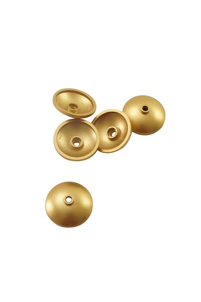LEGO Accessory MOC Custom Dish 3 x 3 Radar Round Metallic Gold Bowl 2 pieces will be sent