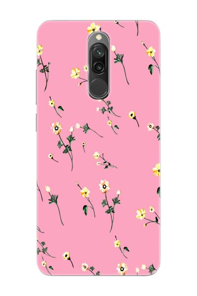 frondcase حافظة هاتف Redmi 8 باللون الوردي الزهري