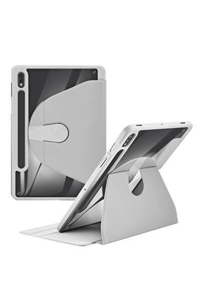 UnDePlus Galaxy Tab S7 FE LTE T737 T736 T733 T730 Kılıf Termik Kalem Bölmeli ...