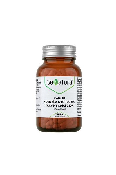 VeNatura Coq-10 Coenzyme Q10 100 Mg Food Supplement 30 Capsules