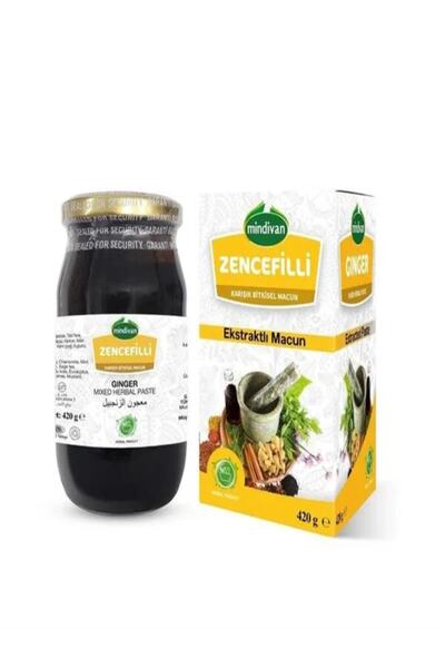 Mindivan Zencefilli Karışık Bitkisel Macun 420 Gr