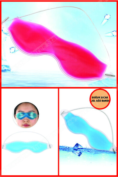 Three Star Soğuk Sıcak Jel Göz Bandı Jel Göz Maskesi Sıcak-soğuk Kullanım Kom...